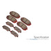 tuix brake pad set kit hyundai sonata yf 2009-15